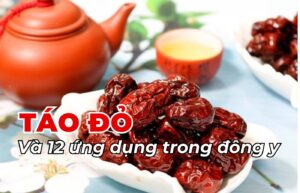 Táo đỏ và 12 ứng dụng trong đông y